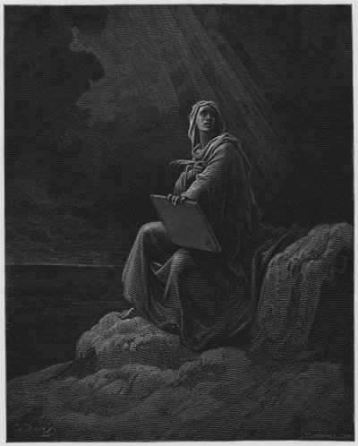 Saint Jean à Patmos - Gustave Dore